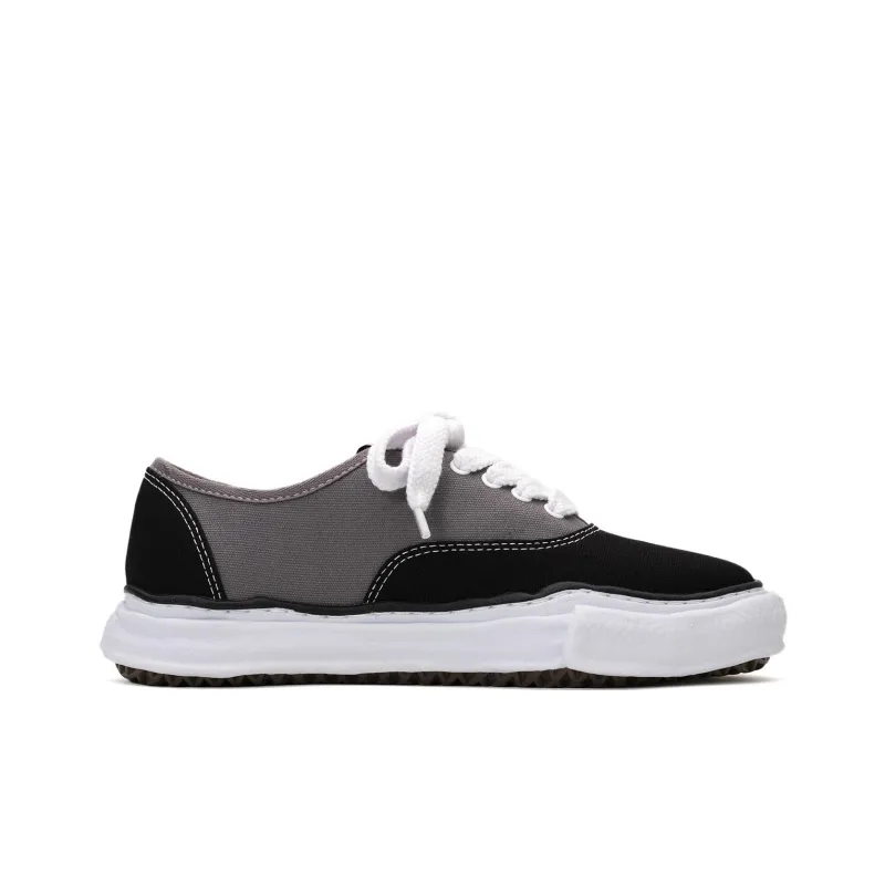 MIHARA YASUHIRO Baker Anti-Slip Wear-Resistant Low-Top Canvas Shoes Unisex Black Gray Color-1