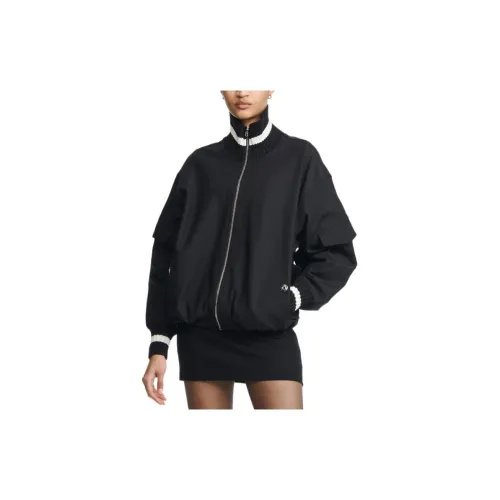 DION LEE Jackets Unisex Black