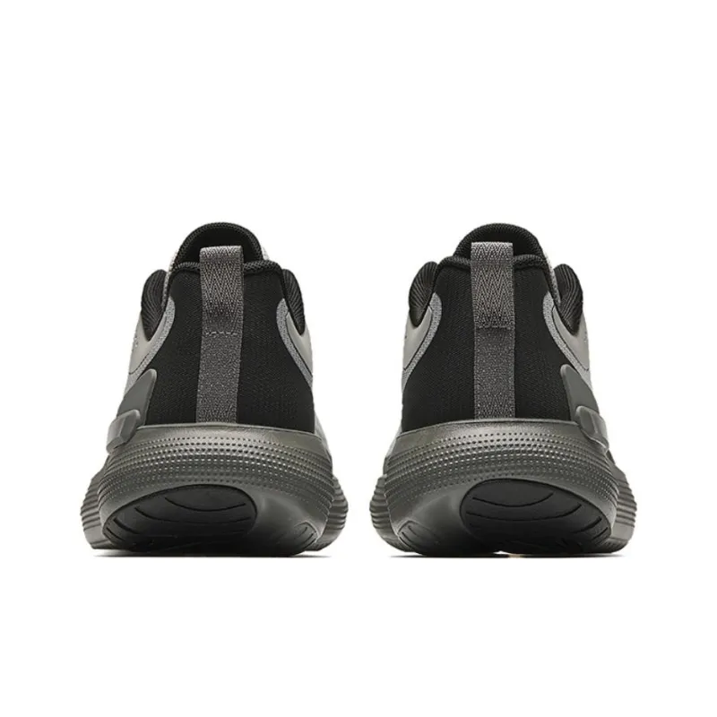 Anta Running Collection Anti-Slip Wear-Resistant Low-Top Casual Running Shoes Men's Gray Black-3