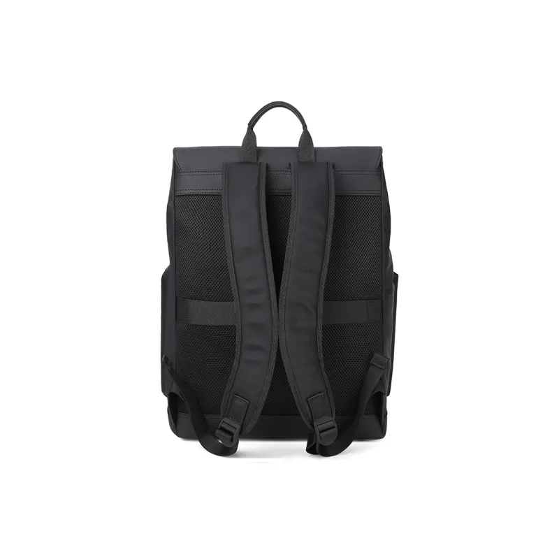 PIERRE CARDIN Synthetic Leather Backpack Tubas Men's Black-3