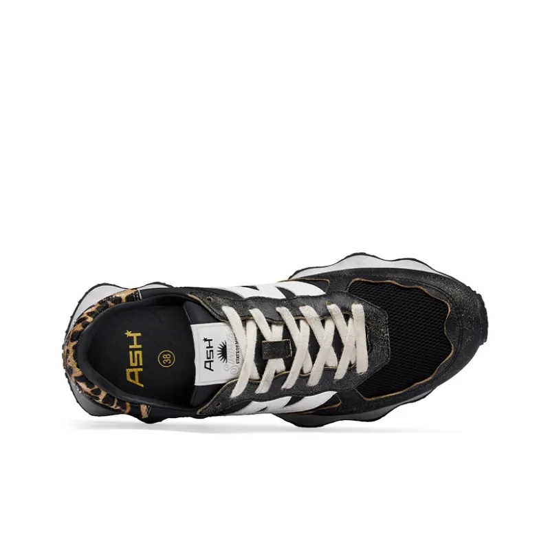 ASH SUNSTAR Collection Slip-Resistant Authentic Leather Athletic Shoes Women's-4