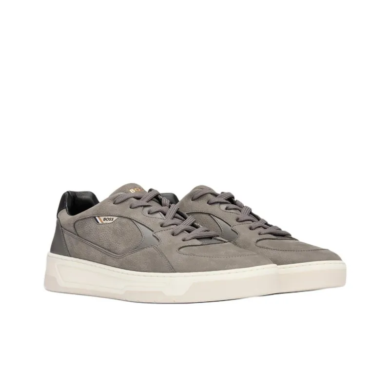 HUGO BOSS Skateboard Shoes Men's Gray-2