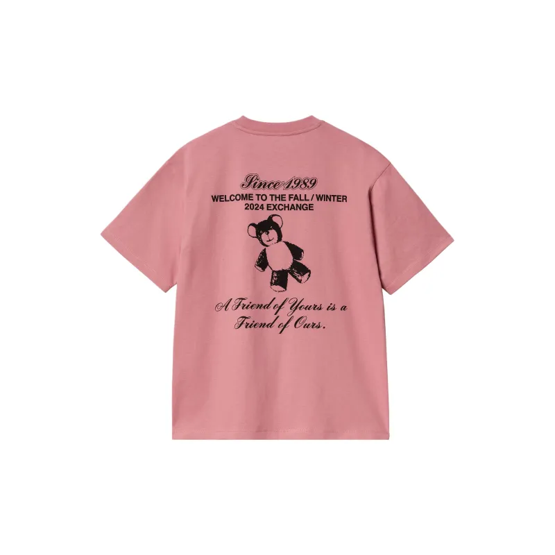 Carhartt WIP T Shirt Women's Dark Rose-1