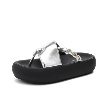 JOSINY Abrasion-Resistant Slip-Resistant Quiet Quick-Drying Flip Flops Women's