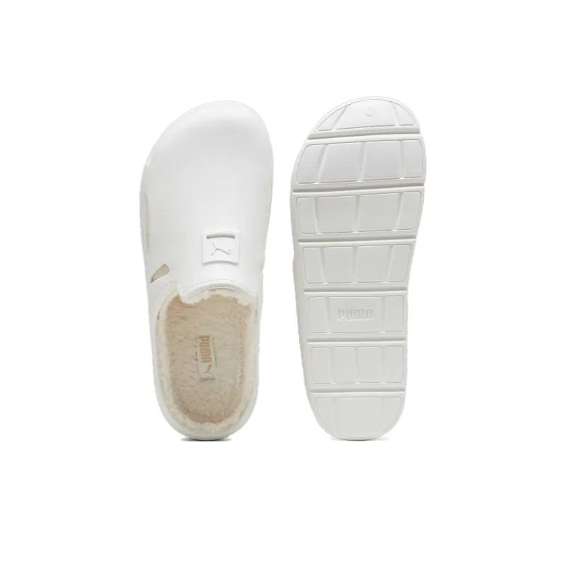 PUMA Shibui Mule Quiet Slip Resistant Closed Toe Slippers Unisex White-4