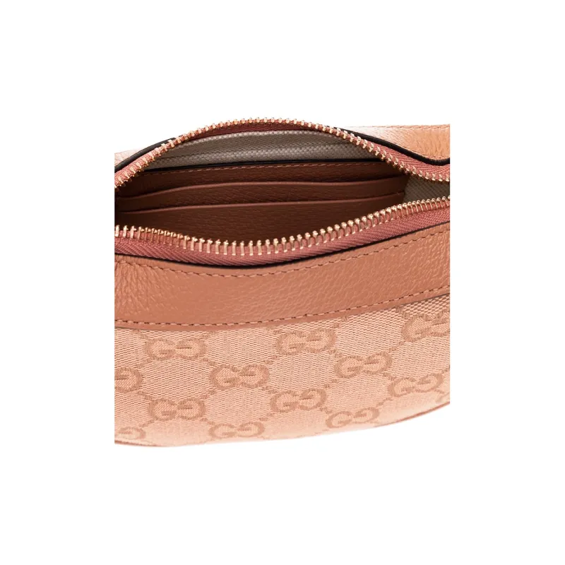 GUCCI Ophidia Canvas Handbag, Shoulder Bag Women's Pink-4