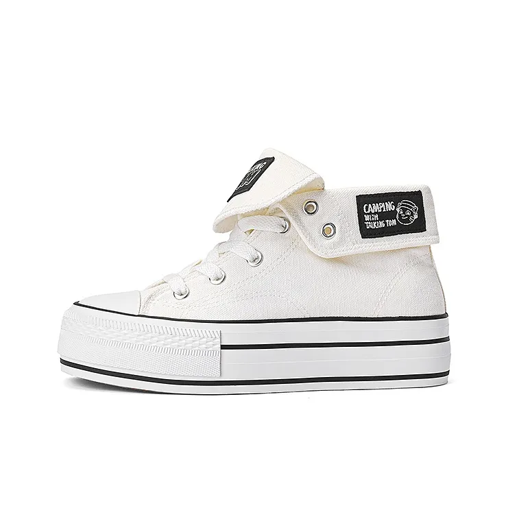 TALKING TOM Anti-Slip And Wear-Resistant Breathable Cushioning Low-Top Canvas Shoes Women's-12