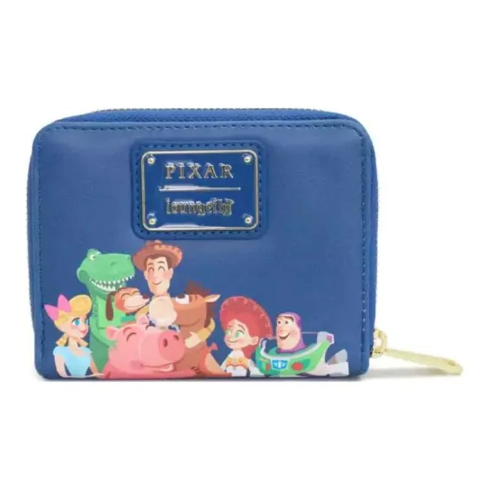 Disney Synthetic Leather Wallet Regular Men's Blue-1