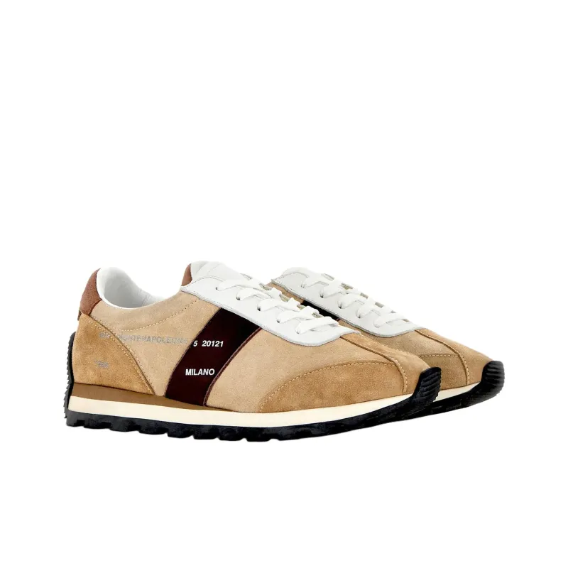 HOGAN 86er Low Top Casual Shoes Women's Light Brown-2