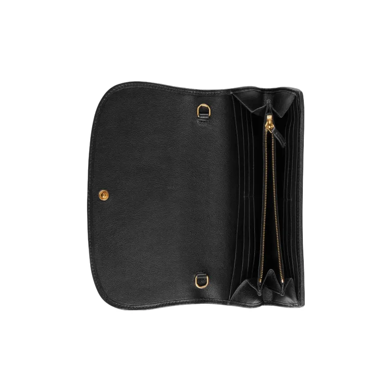 GUCCI Blondie Leather Shoulder Bag, Crossbody Bag, Wallet Women's Black-6