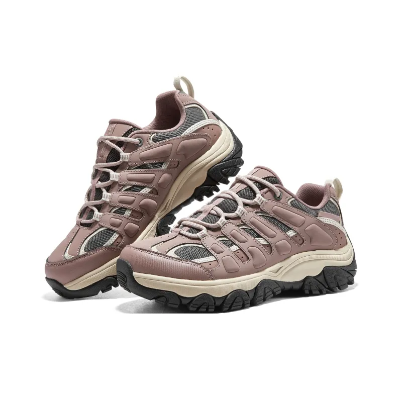Skechers OUTDOOR Wear Resistant Support Balance Lightweight Rebound Low Top Outdoor Shoes Women's Pink-4