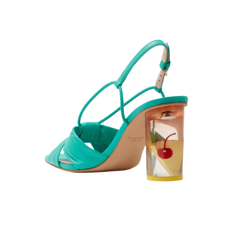 Kate Spade Mai Tai Strap Sandals 8.2cm Women's Green-3