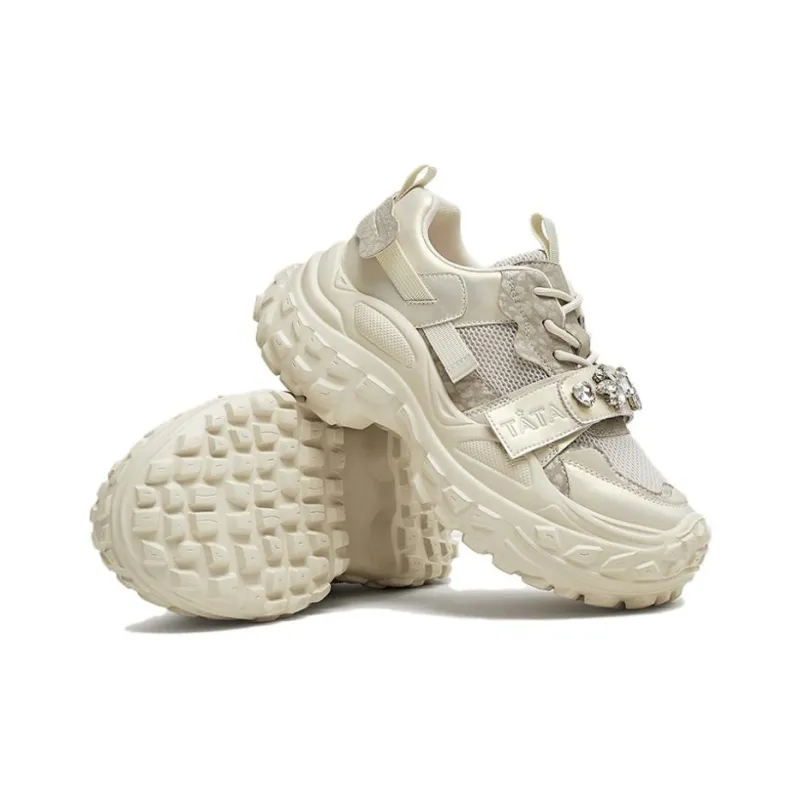 Tata Chunky Sneakers Women's Ecru-18