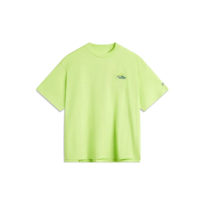 LiNing Sports Trend Series T Shirt Women's Lime Green-1