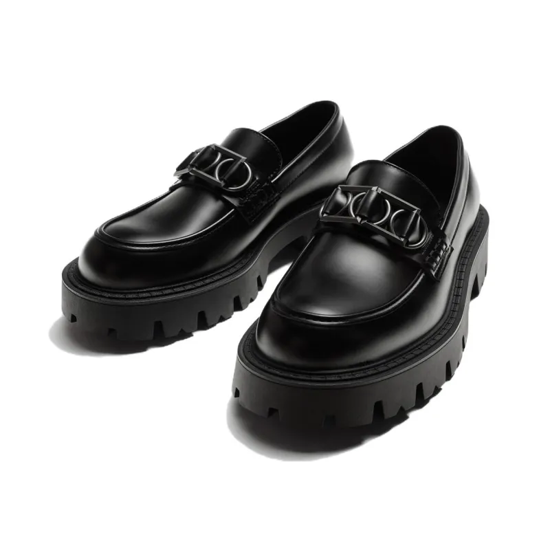 ZARA Loafers Men Black-2