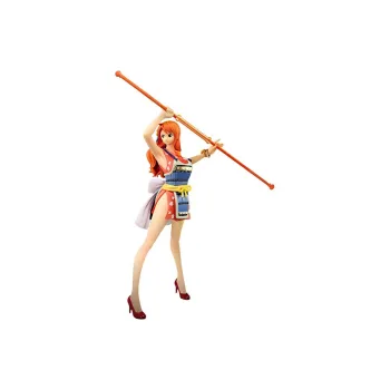 BANDAI Ichibansho One Piece Anniversary Nami Figure Orange