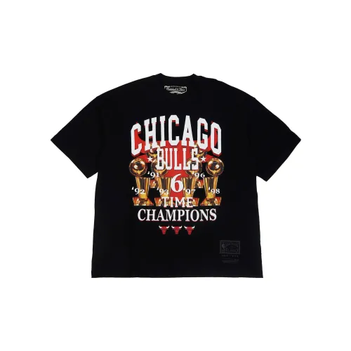 Mitchell Ness T-Shirts Unisex Black