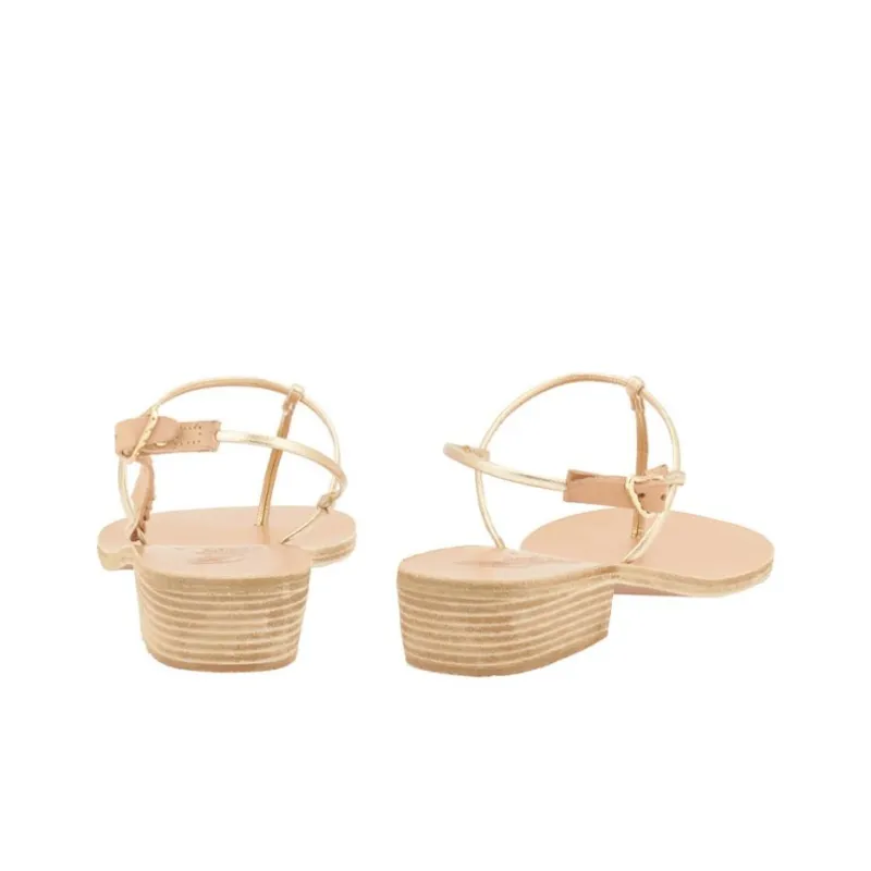 ANCIENT GREEK SANDALS Katerina Heel Stylish Sandals Women's Platinum-4
