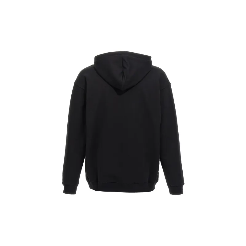 MOSCHINO Logo Printed Drawstring Hoodie-1