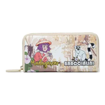 Braccialini Polystyrene Wallet Women's Beige & Multicolor