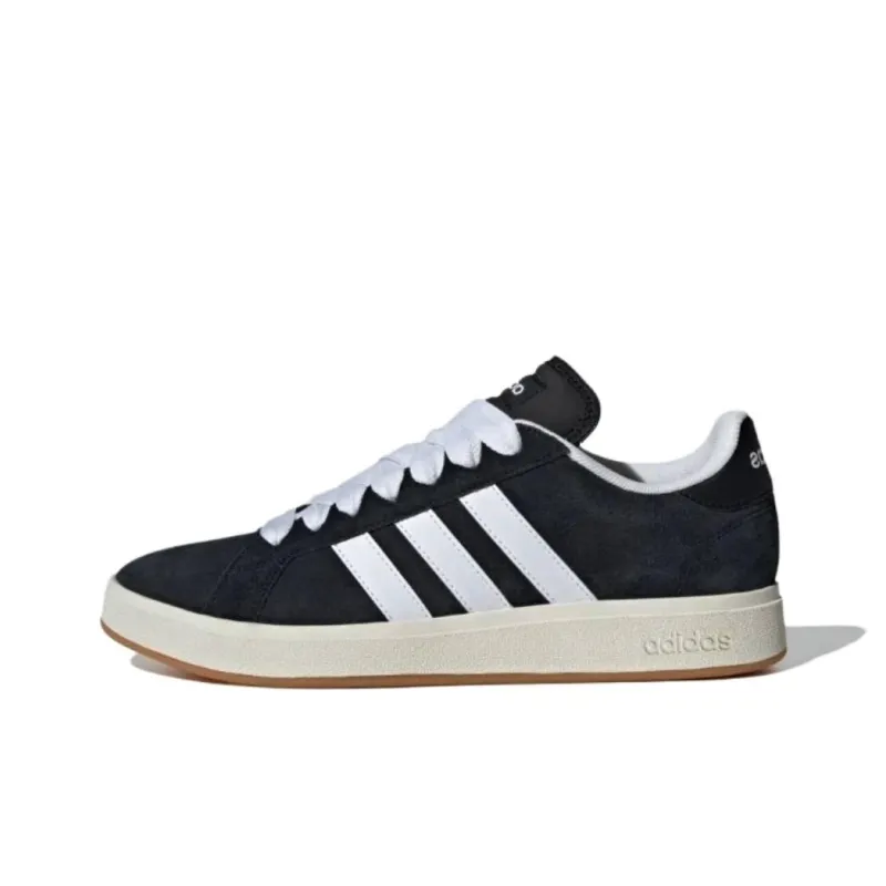 Adidas Grand Court Base 00s Core Black Cloud White Gum-0