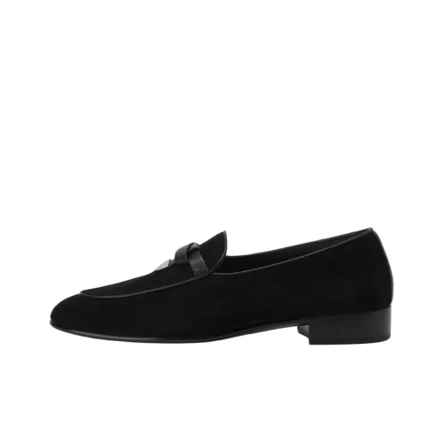 Giuseppe Zanotti Ewerton Almond toe Suede Loafers