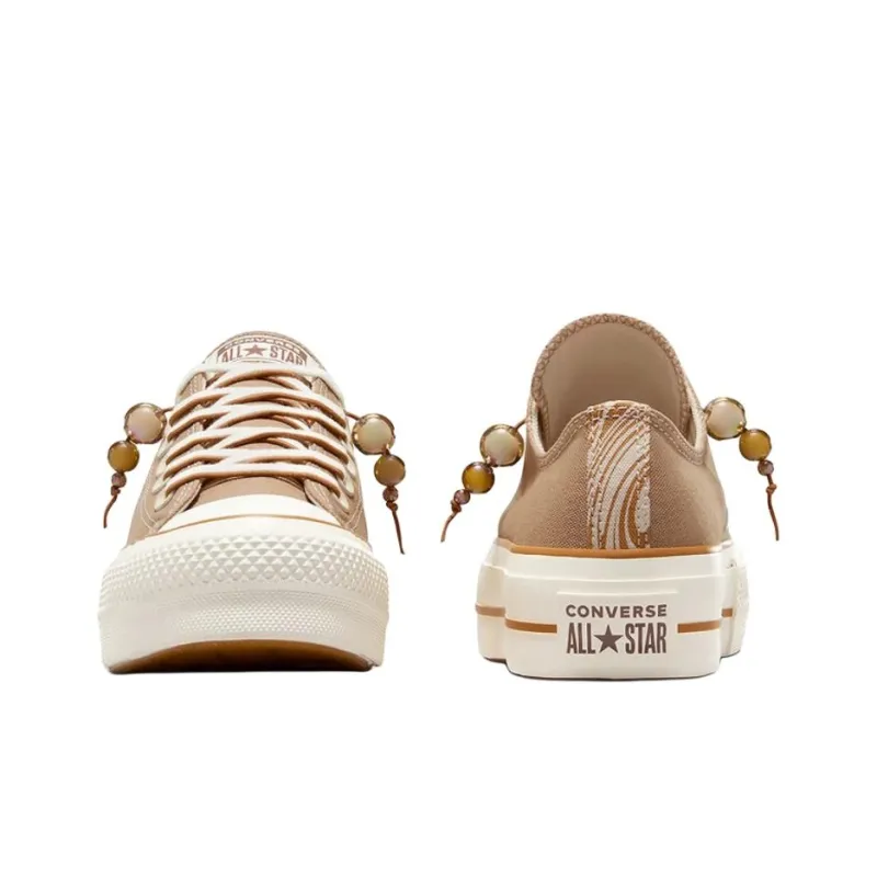 Converse Women's Chuck Taylor All Star Lift Low 'Khaki Charm' Women's-3