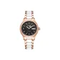 Ceramic Interlocking Gold Black Dial
