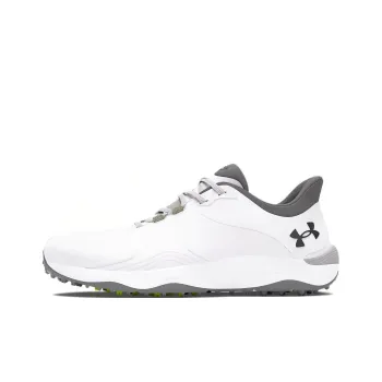 Under Armour UA Drive Pro Spikeless Golf Anti Slip Wear Resistant Low Top Golf Shoes Men's White Gray
