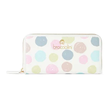Braccialini Polystyrene Wallet Women's White & Multicolor