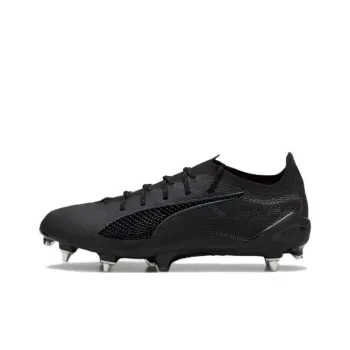 PUMA Ultra 5 SG Metal Long Studs Soft Ground Anti-Slip Wear-Resistant Soccer Shoes Men's Black