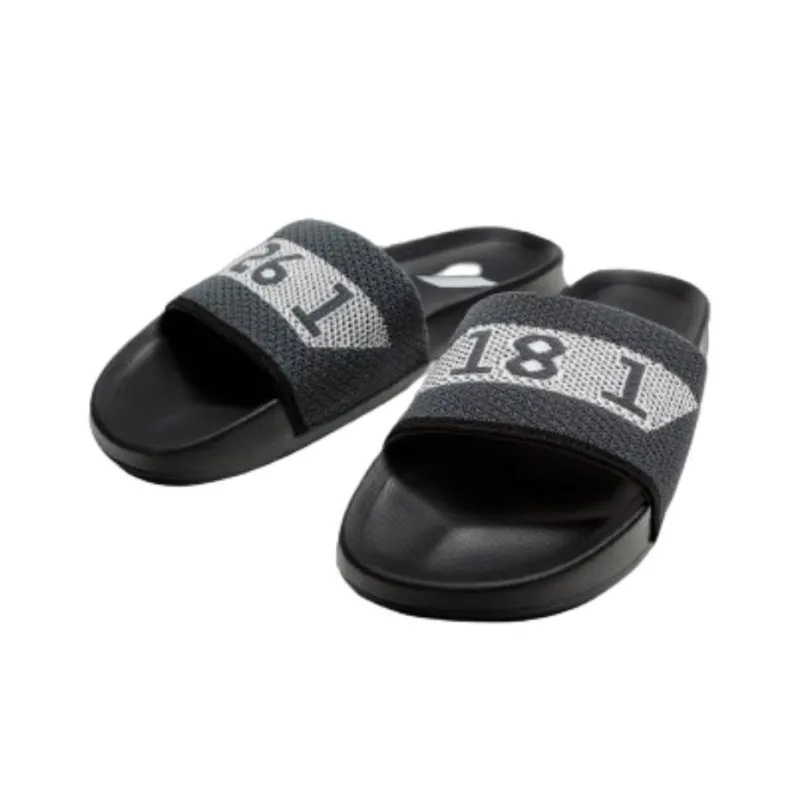 ZARA Slip-Resistant Abrasion-Resistant Slide Slippers Men's Gray White-1