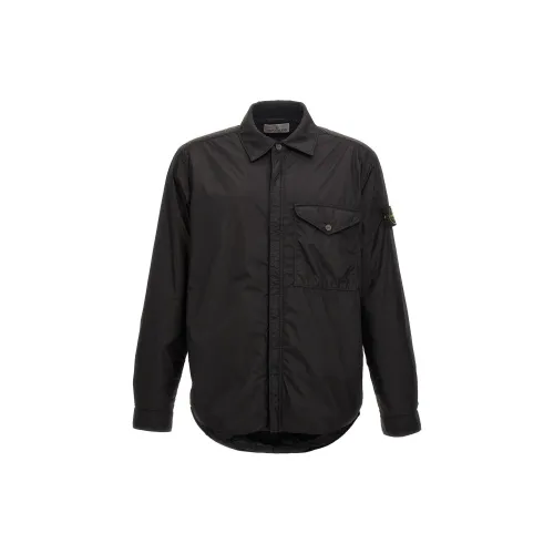 STONE ISLAND Jackets Men Black