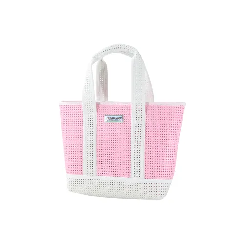 PETERPOINT EVA Tote Picnic Bag Camping Bag Handbag Small Size Women's Pink/Green