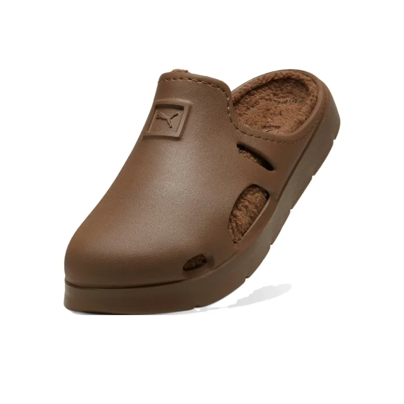PUMA Shibui Mule WTR Quiet Slip Resistant Closed Toe Slippers Unisex Coffee-2