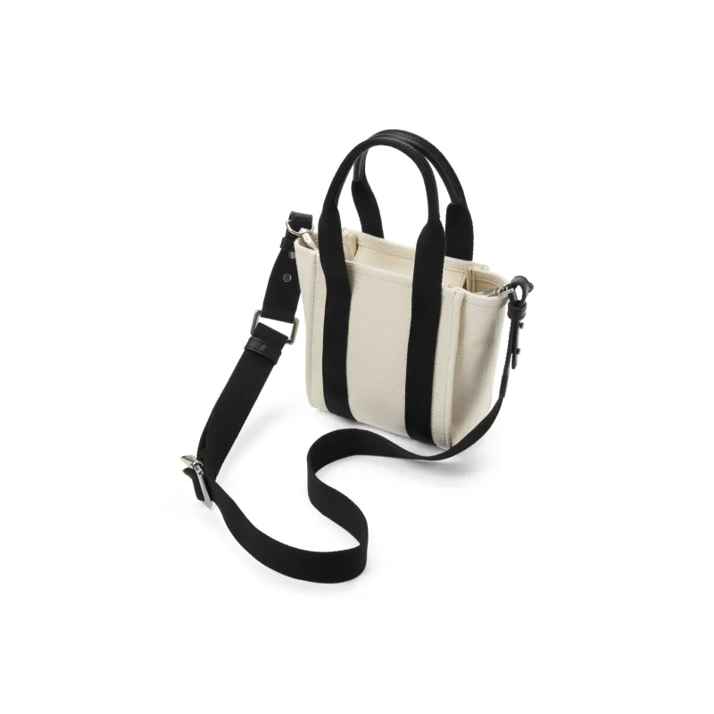 CHARLES&KEITH Canvas Canvas Bag Small CK Bag Handbag Crossbody Bag Shoulder Bag Small Size Women's Multicolor-6