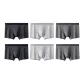 6 Pack (Black Heather Gray+Light Heather Gray+Dark Heather Gray+Black Heather Gray+Light Heather Gray+Dark Heather Gray)