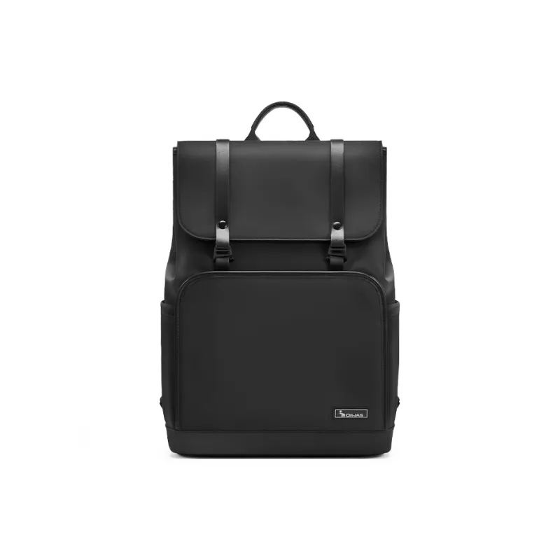 OIWAS Fabric Backpack Travel Backpack Business Laptop Bag Regular Unisex Black/Rock Stone Green-0
