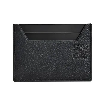LOEWE Cow Leather Wallet, Card Holder Men's Black