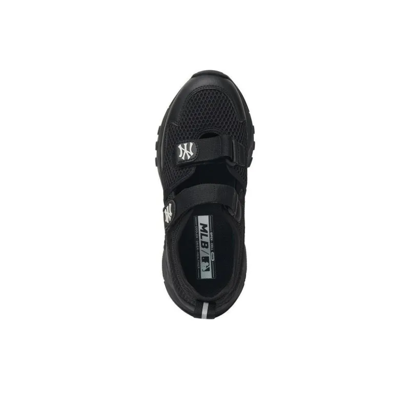 MLB New York Yankees Abrasion Resistant Low Top Casual Shoes Unisex Black-2