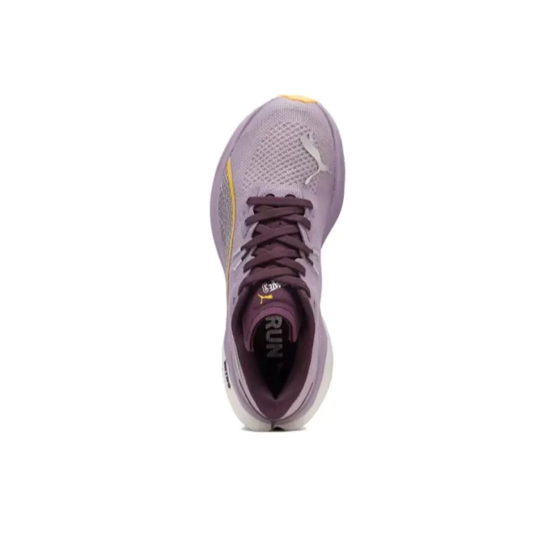 PUMA Deviate NITRO 3 Anti Slip Wear Resistant Low Top Casual Running Shoes Women's Light Pink-3