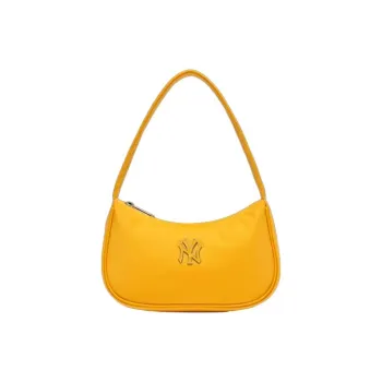 MLB Nylon Fabric Dumpling Bag Shoulder Bag Women's Bright Yellow
