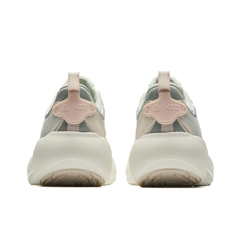 Anta Soft And Elastic 3 Anti-Slip Wear-Resistant Low-Top Casual Running Shoes Women's Greige-3