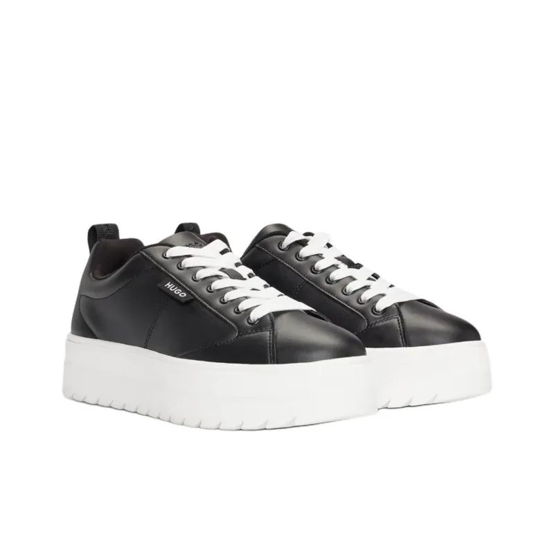 HUGO BOSS Low-Top Skateboard Shoes Women's Black-3
