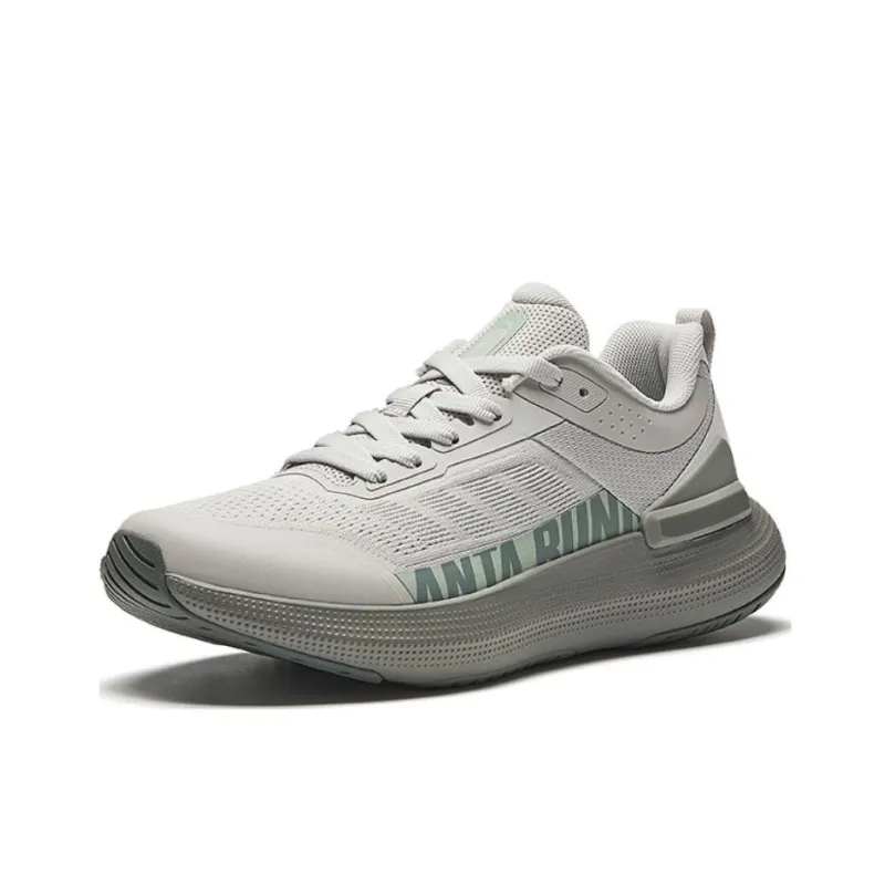 Anta Running Collection Wear-Resistant Slip-Resistant Low-Top Casual Running Shoes Women's Gray-1