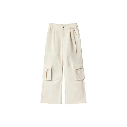 GTRG Casual Pants Unisex Off White