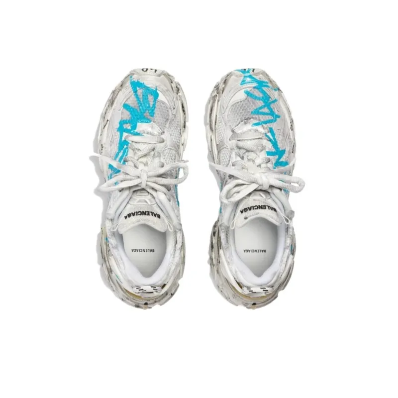 Balenciaga Logo Printed Lace Up Sneakers Women's-5