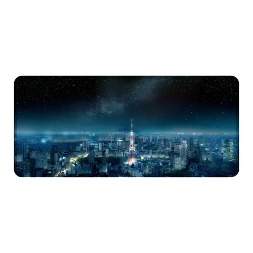 Opportunities Anime Collection, City Night Scene, Gaming Esports Anime Office All Mouse Pad