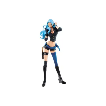 BANPRESTO Nefertari Vivi Glass Factory Flag Diamond Ship One Piece Nefertari Vivi Code B Bonus Gifts 25cm