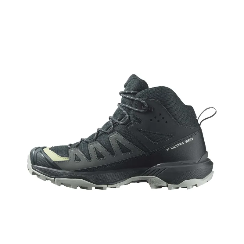 SALOMON Women's X Ultra 360 Mid ClimaSALOMON 'Carbon Metal' Women's-1